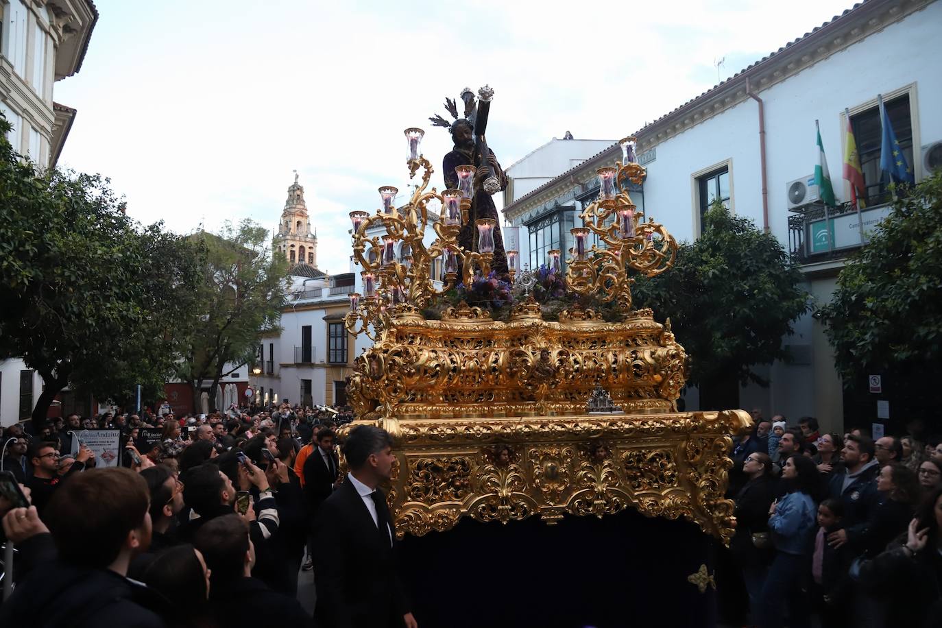 Fotos: La elegante procesión triunfal del Señor del Calvario en Córdoba