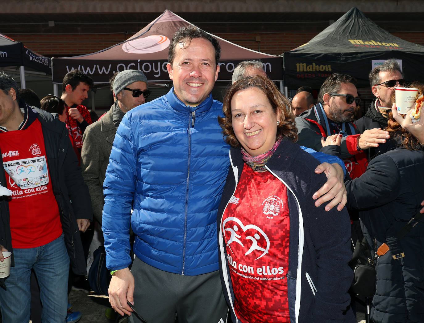 Toledo se vuelca con la marcha y la carrera &#039;Brilla con ellos&#039; contra el cáncer infantil