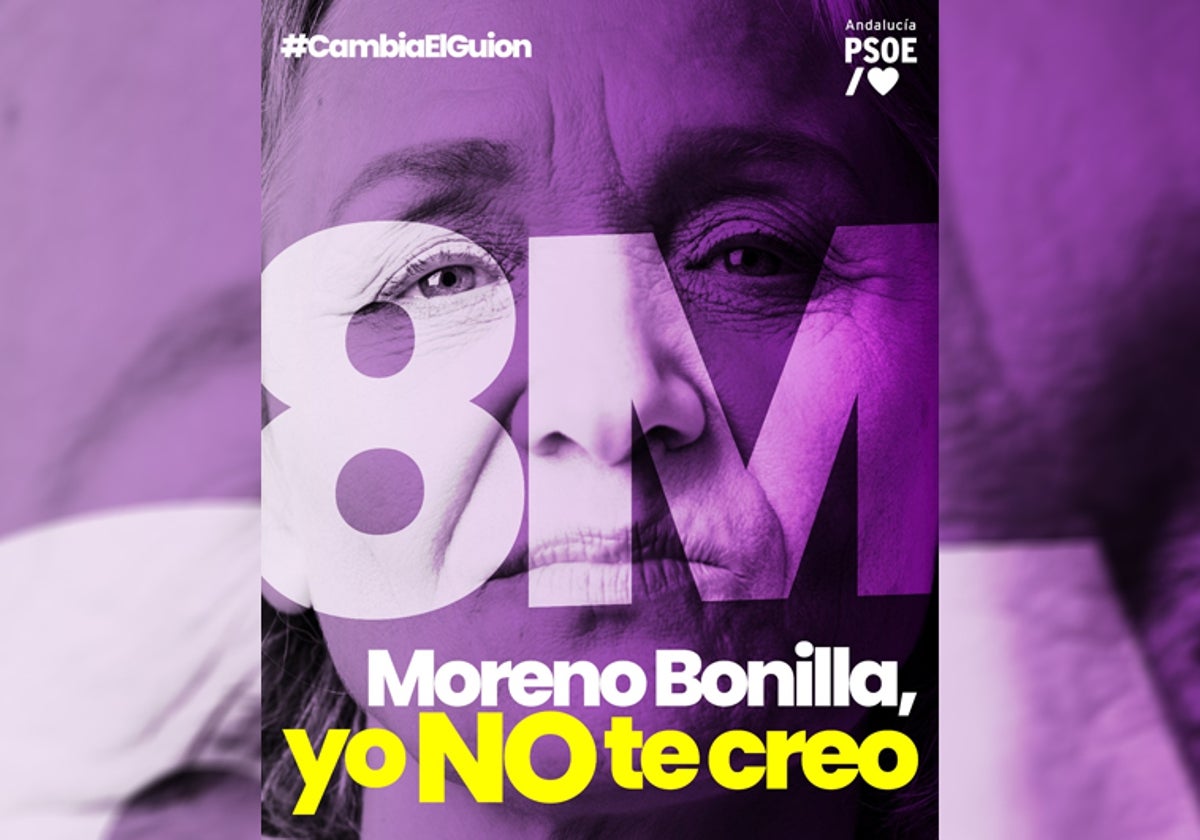 Campaña del PSOE andaluz con motivo del 8M