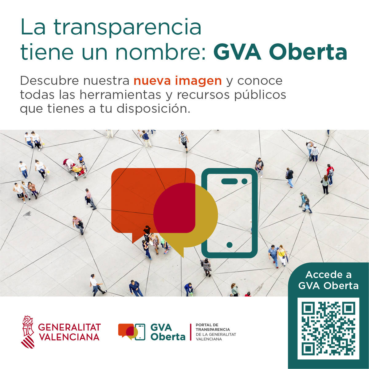 Imagen de la presentación de la nueva imagen de 'GVA Oberta'