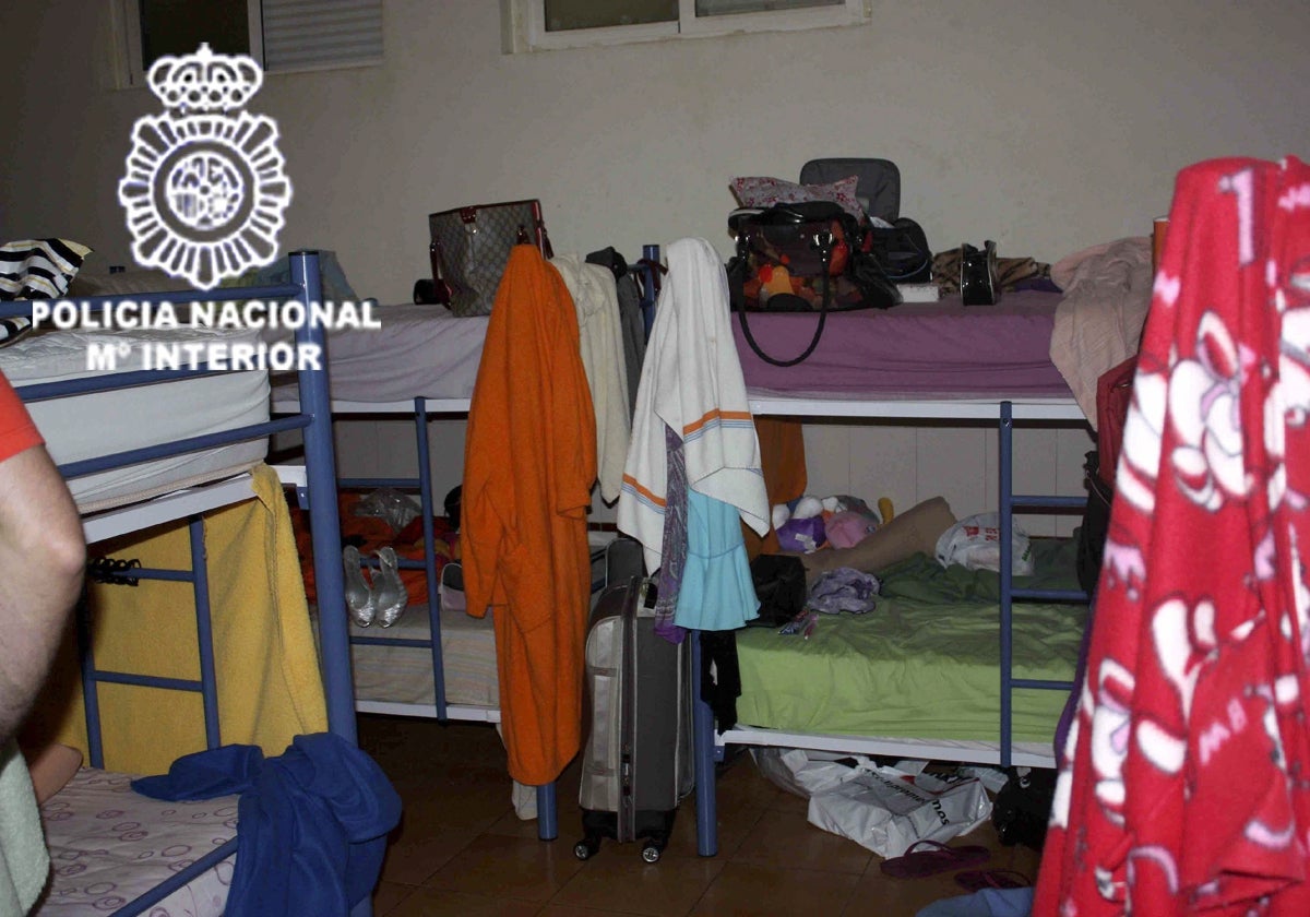 Imagen de archivo de una habitación de un burdel