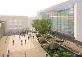 Zonas verdes, menos 'skaters' y 2.500 metros cuadrados más de museo: así será la nueva plaza del Macba en 2027