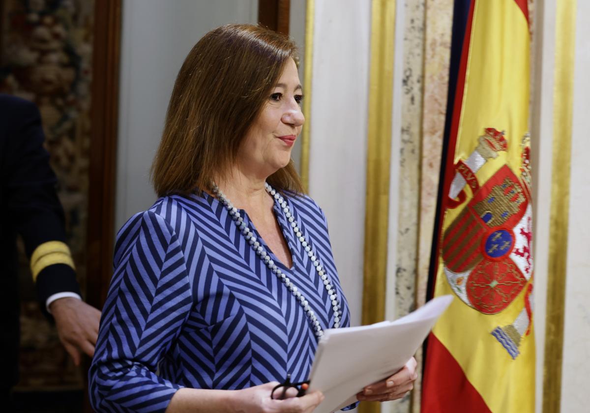 Armengol ha comparecido este martes en el Congreso para justificar su actuación en el caso mascarillas
