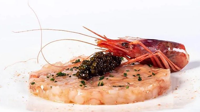 Uno de los platos de este restaurante pirenaico