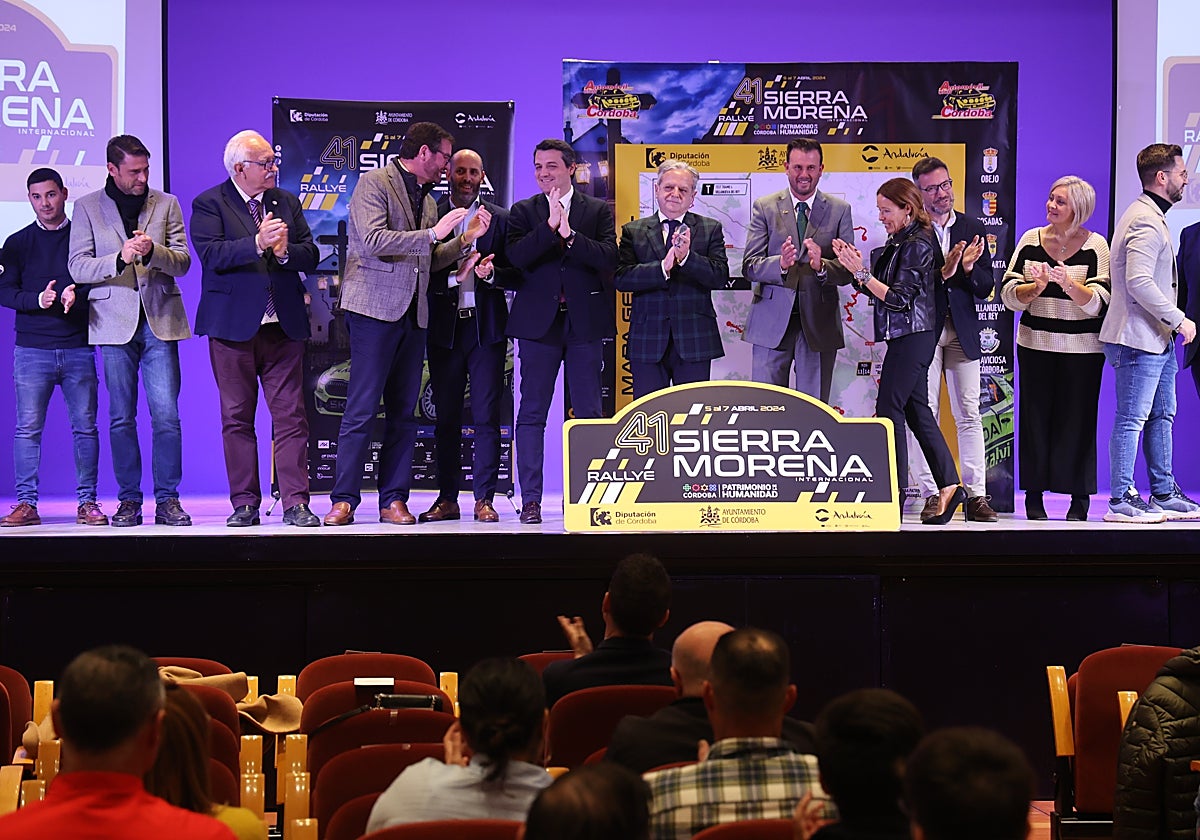 Presentación del Rallye Sierra Morena en la Diputación de Córdoba