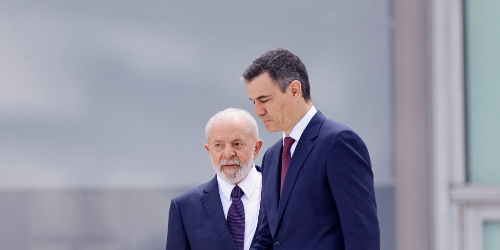 En directo, Sánchez se compara con Lula da Silva