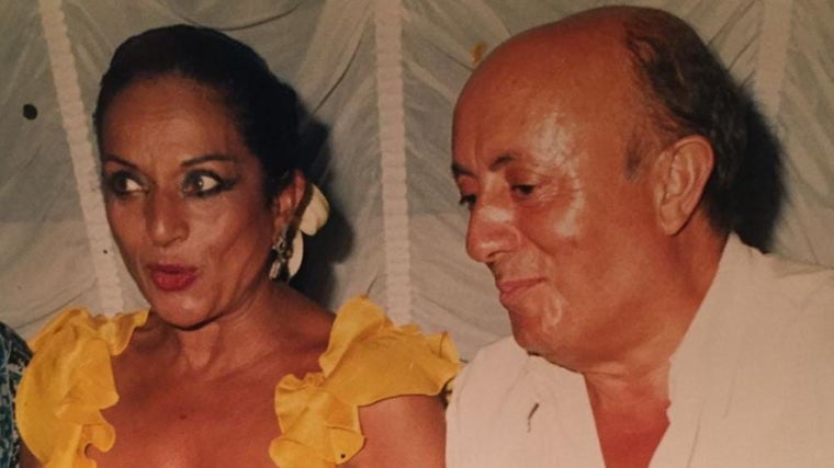 Lucio Blázquez y Lola Flores