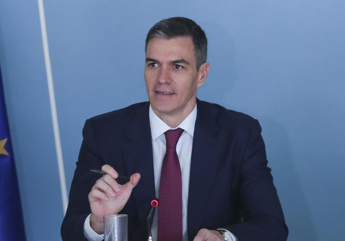 El presidente del Gobierno, Pedro Sánchez