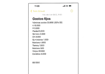 La contabilidad B de la trama: los chats apuntan que el guardia civil detenido recibía 2.000 euros al mes