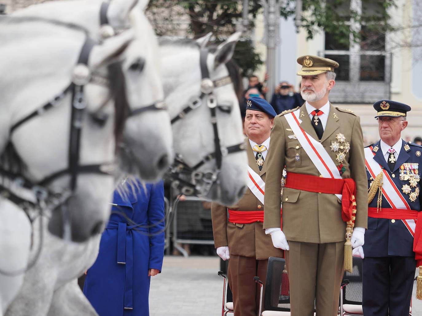 El Rey preside en Valladolid la celebración del 365 aniversario del Regimiento de Farnesio