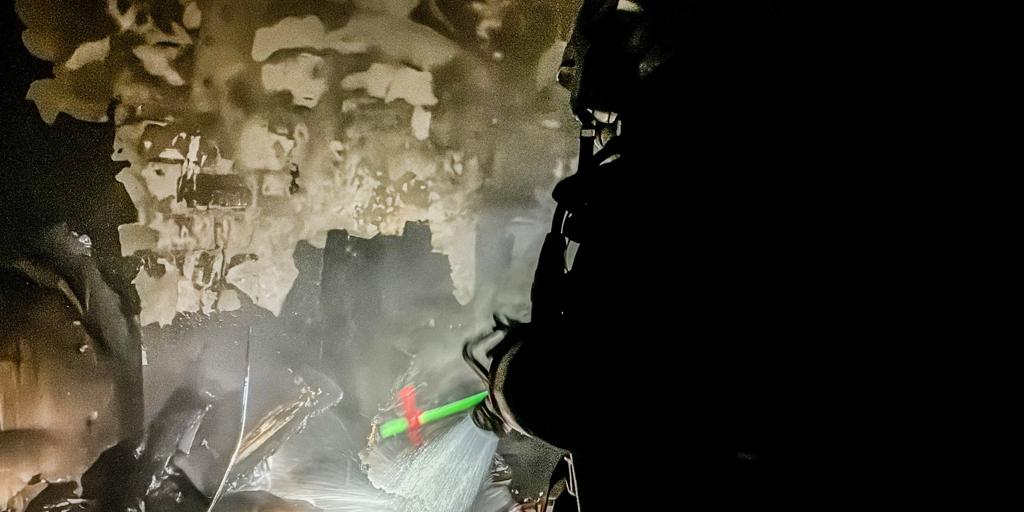 Un herido grave con quemaduras en vía respiratoria tras el incendio de ...