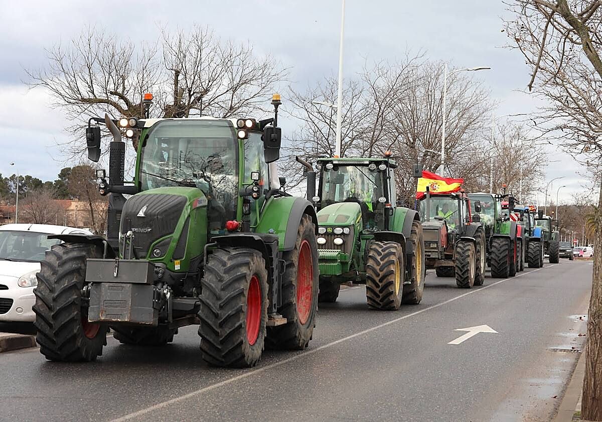 Imagen de archivo de una de las tractoradas celebradas el pasado mes de febrero en Toledo