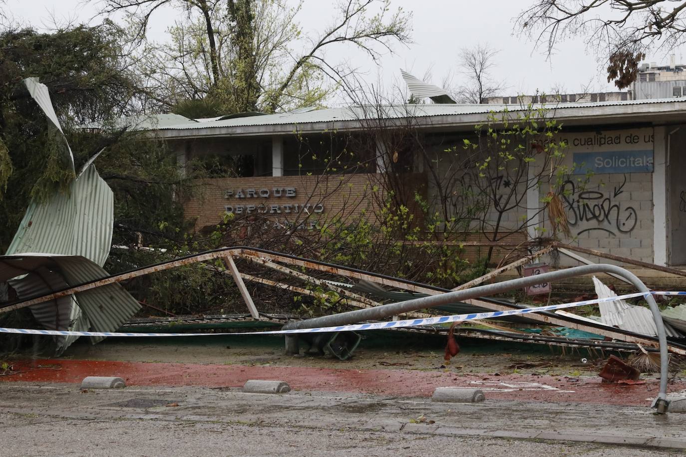 Fotos: los estragos de la lluvia y el viento en Córdoba