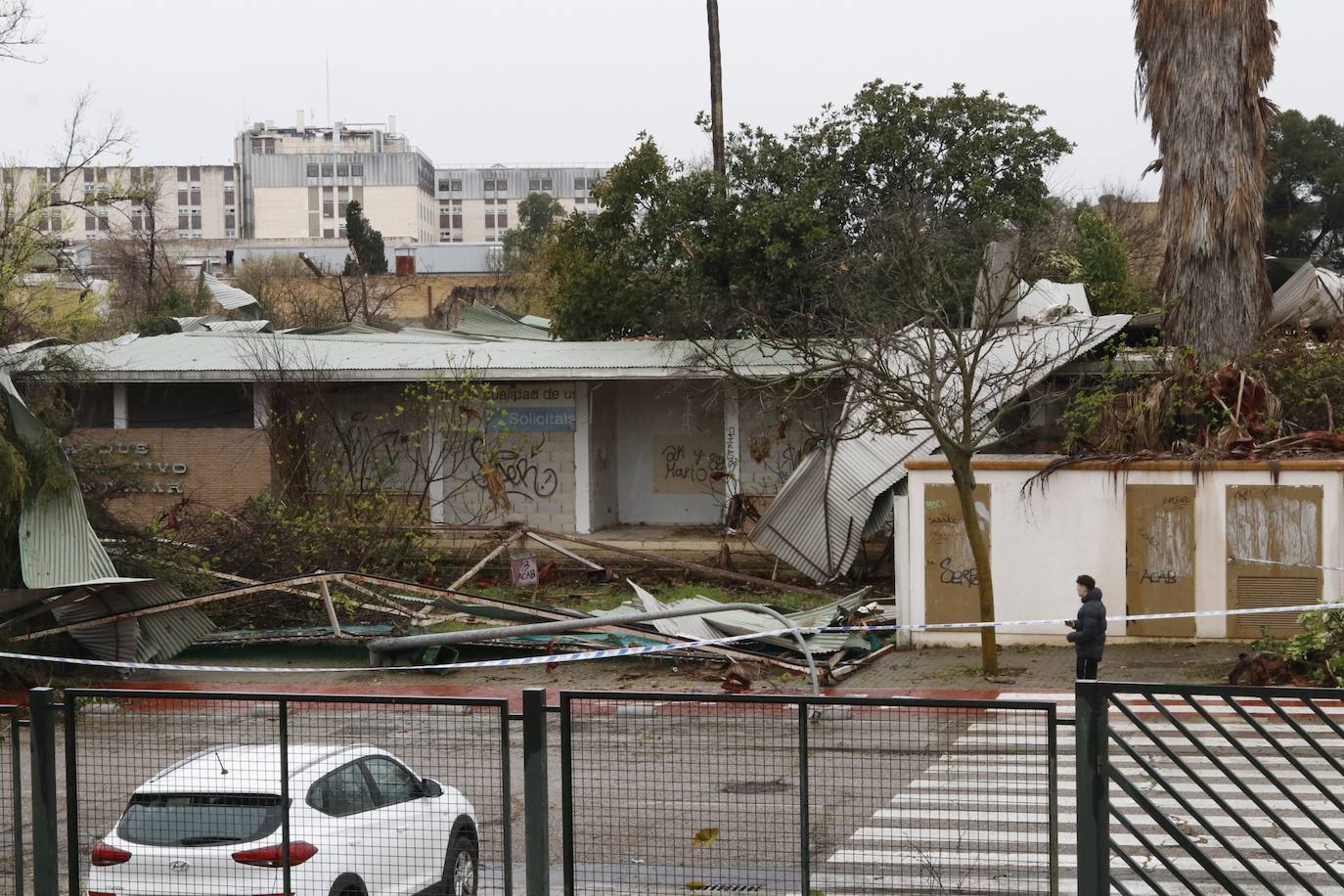 Fotos: los estragos de la lluvia y el viento en Córdoba