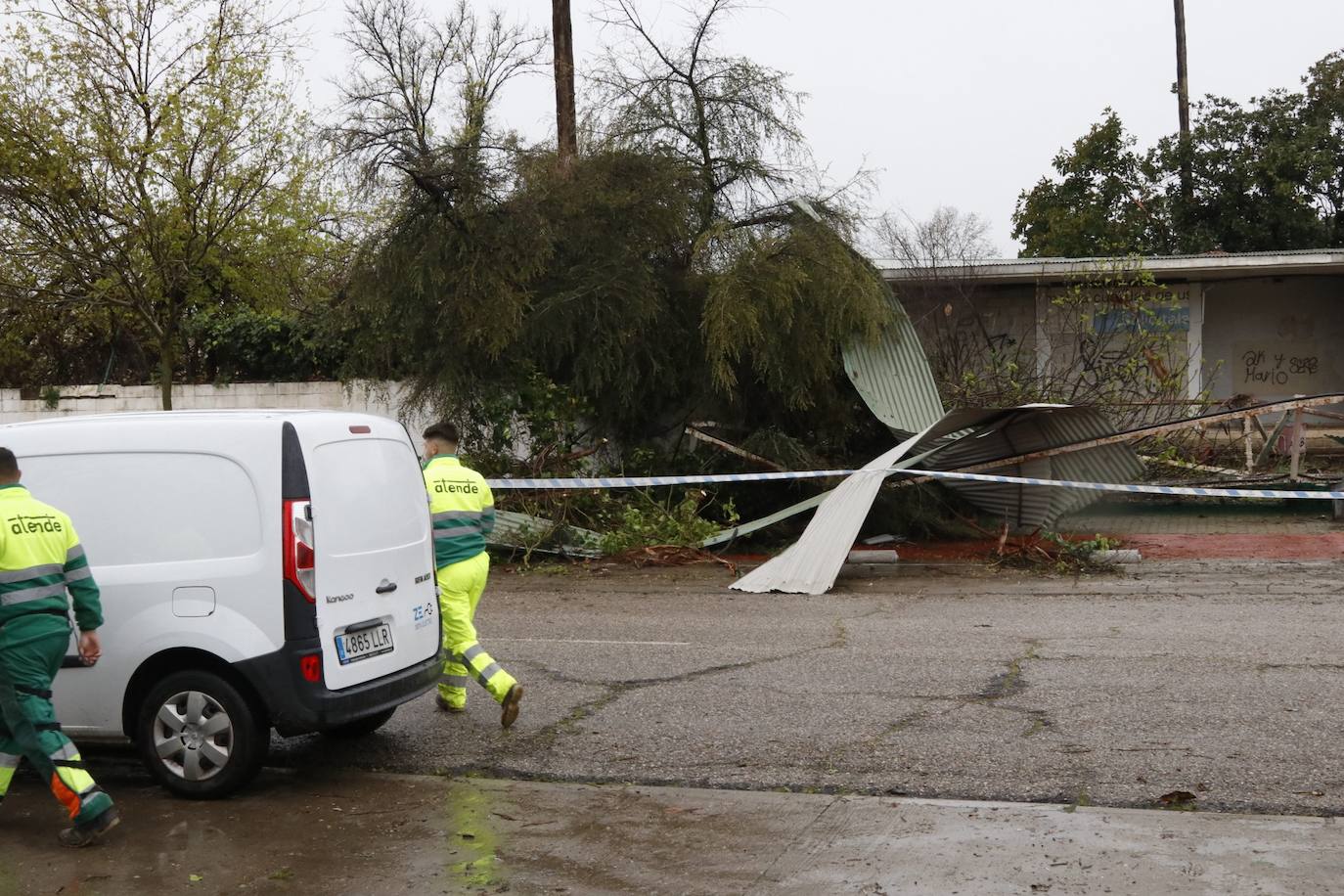 Fotos: los estragos de la lluvia y el viento en Córdoba