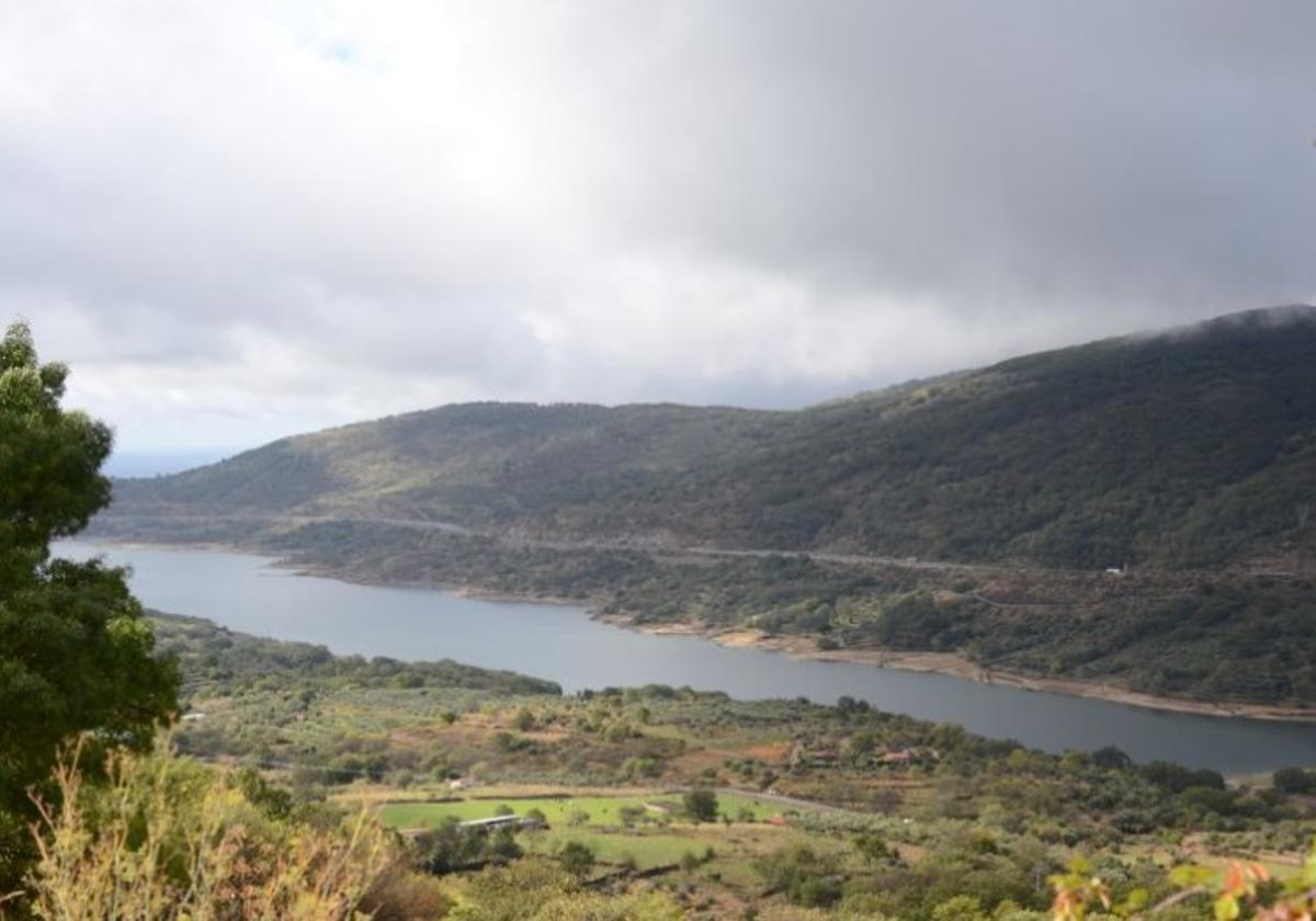 Embalse de Baños de Montemayor, en Cáceres