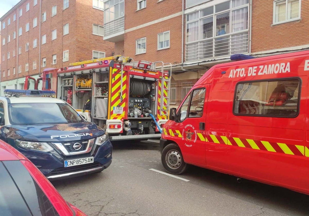 Los servicios de emergencia, en el lugar del suceso