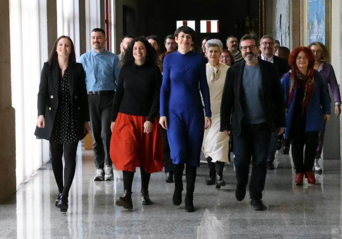 El BNG ha reunido este lunes a su nuevo grupo parlamentario, donde repiten 16 de los 19 diputados de la anterior etapa