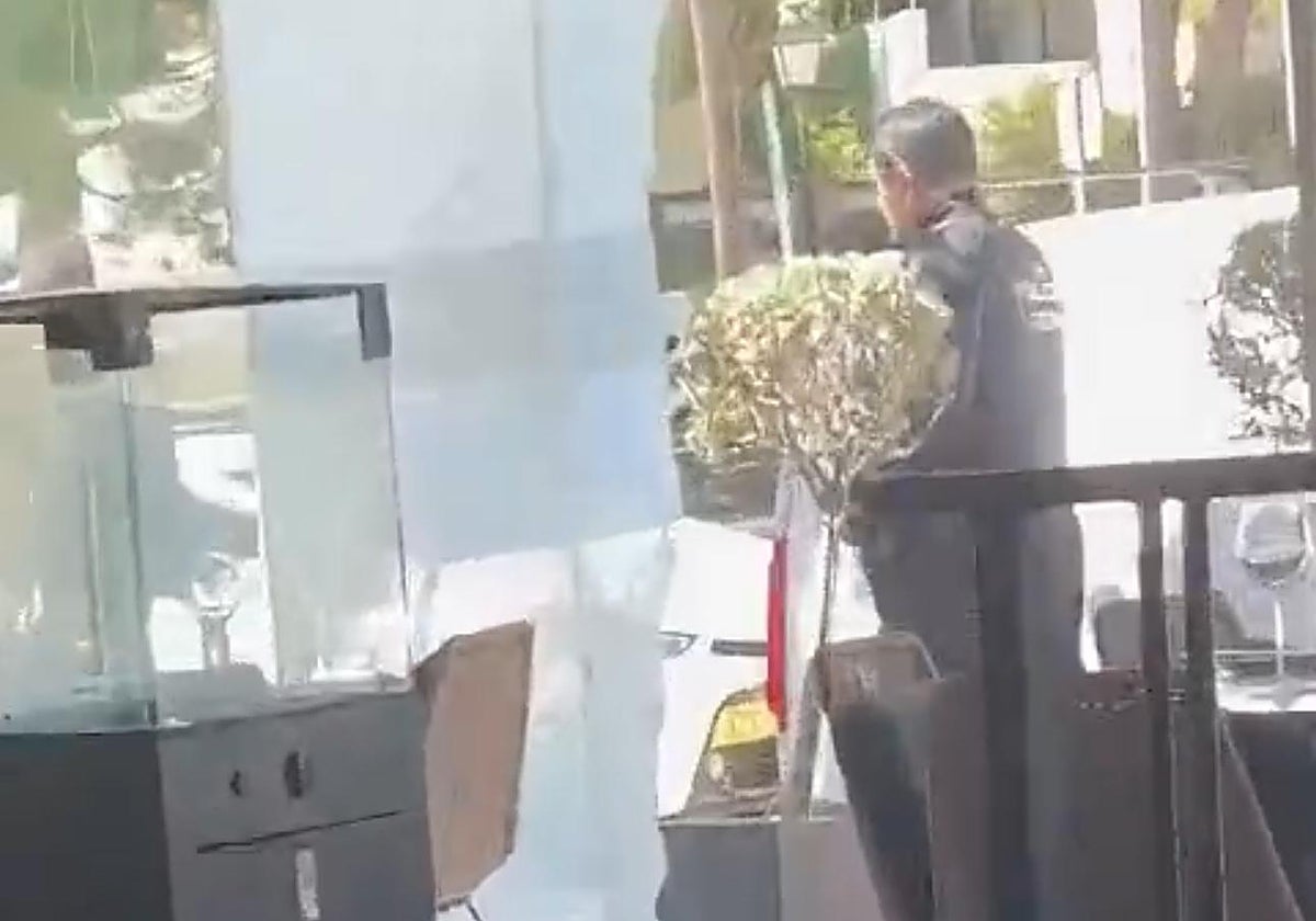 La Policía en la zona del tiroteo