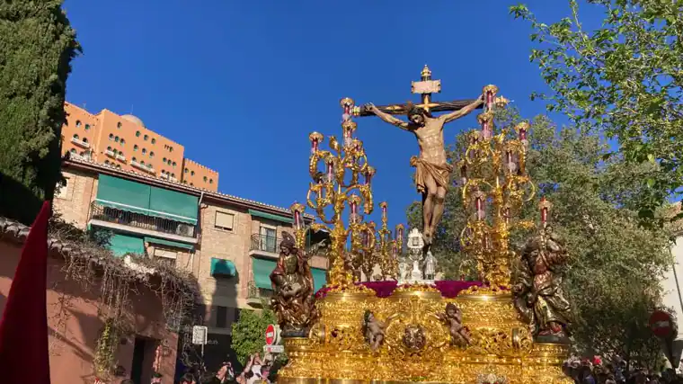 El Cristo de los Favores, en el Campo del Príncipe