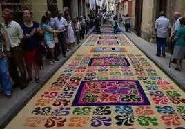 Las alfombras de Serrín se presentan para ser Patrimonio Cultural de la Humanidad