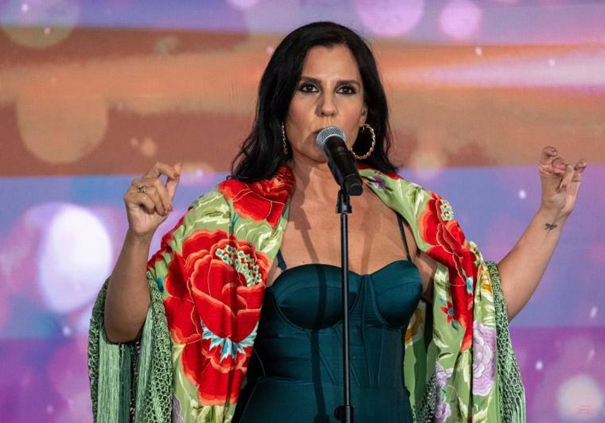 La cantante Diana Navarro