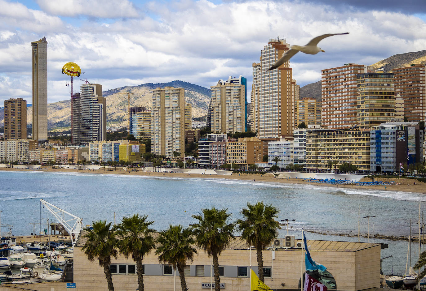 Imagen de archivo de la playa de Poniente de Benidorm