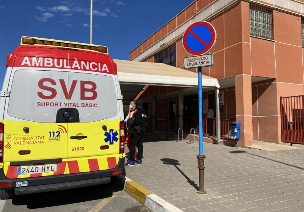 Una ambulancia del SAMU durante una emergencia.