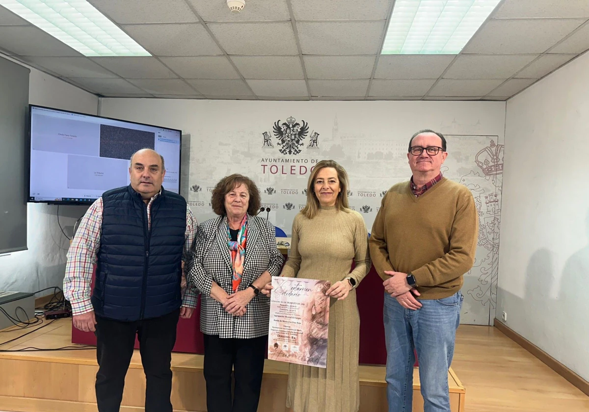 Presentación del certamen solidario en el Ayuntamiento de Toledo