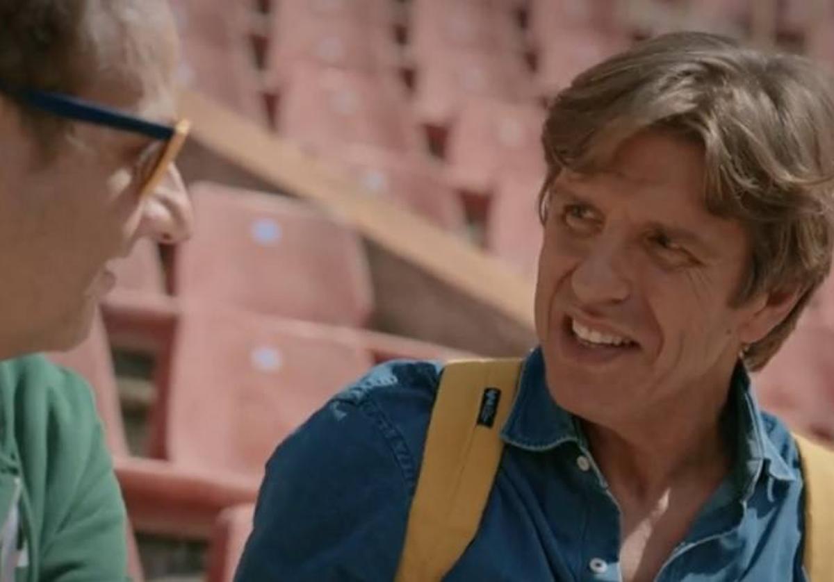 Manuel Díaz, en la plaza de toros de Córdoba, durante el programa