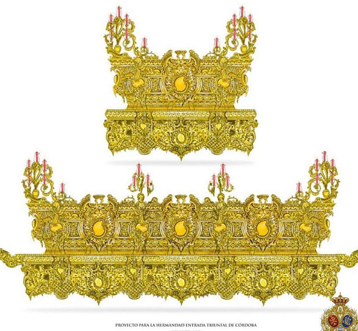 Proyecto de paso para la hermandad de la Entrada Triunfal