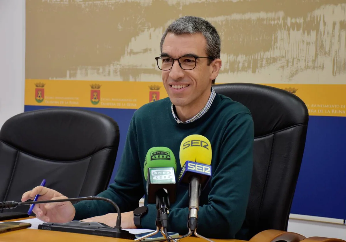 Luis Enrique Hidalgo, este martes, en rueda de prensa