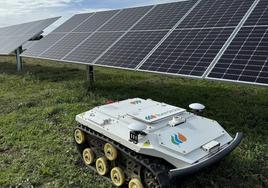 Un robot castellano y leonés gestiona de manera remota y sostenible las plantas fotovoltaicas de Iberdrola