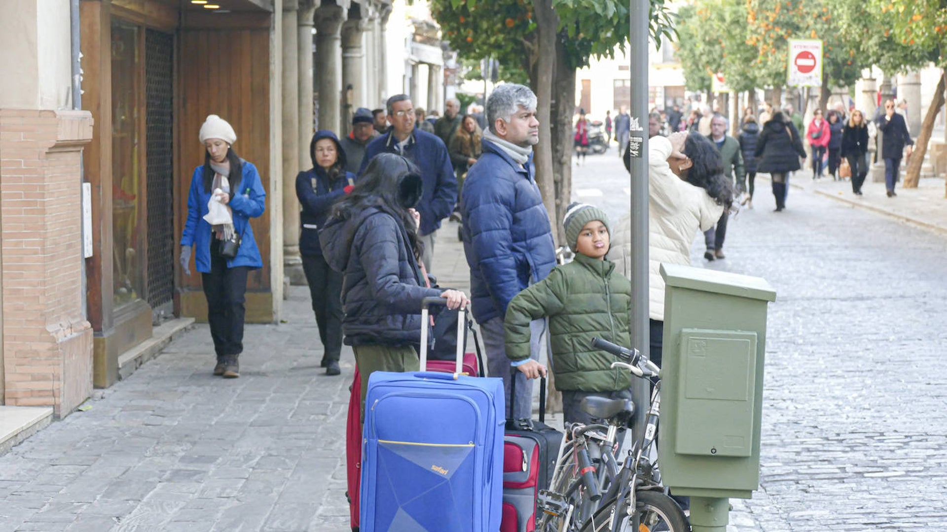 Visitantes a la ciudad de Sevilla