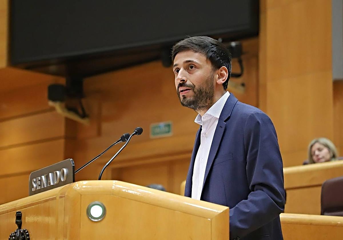 El Senado rechaza la petición socialista sobre el Serla. En la imagen, el senador socialista Francisco Díaz