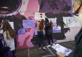 Condenado a cinco meses de cárcel el militante de Vox que colaboró en vandalizar el mural feminista de Ciudad Lineal