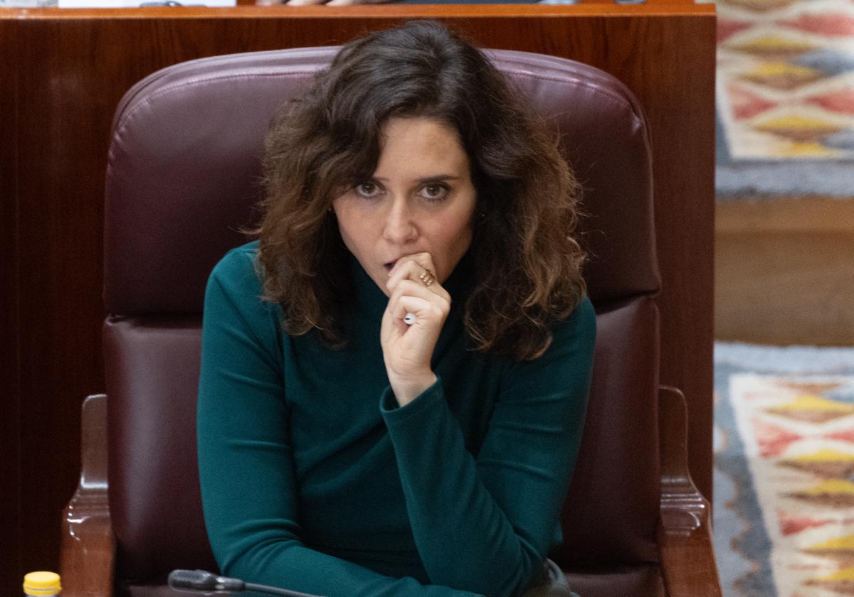 Isabel Díaz Ayuso, en directo en la Asamblea de Madrid: la presidenta comparece hoy en plenas acusaciones contra su novio