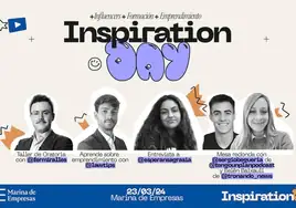 Marina de Empresas reunirá el 23 de marzo en su 'Inspiration Day' a generadores de contenidos que suman millones de seguidores en redes sociales