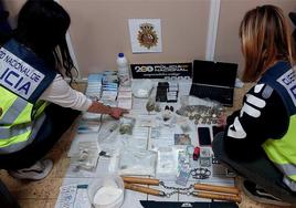 Golpe a la droga en Valencia con la desarticulación de cuatro puntos de venta y un cultivo de marihuana en el distrito de Trànsits