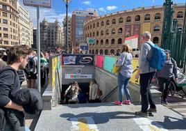 Las estaciones de Xàtiva y Colón de Metrovalencia cerrarán durante las mascletaes del 16 al 19 de marzo para evitar aglomeraciones