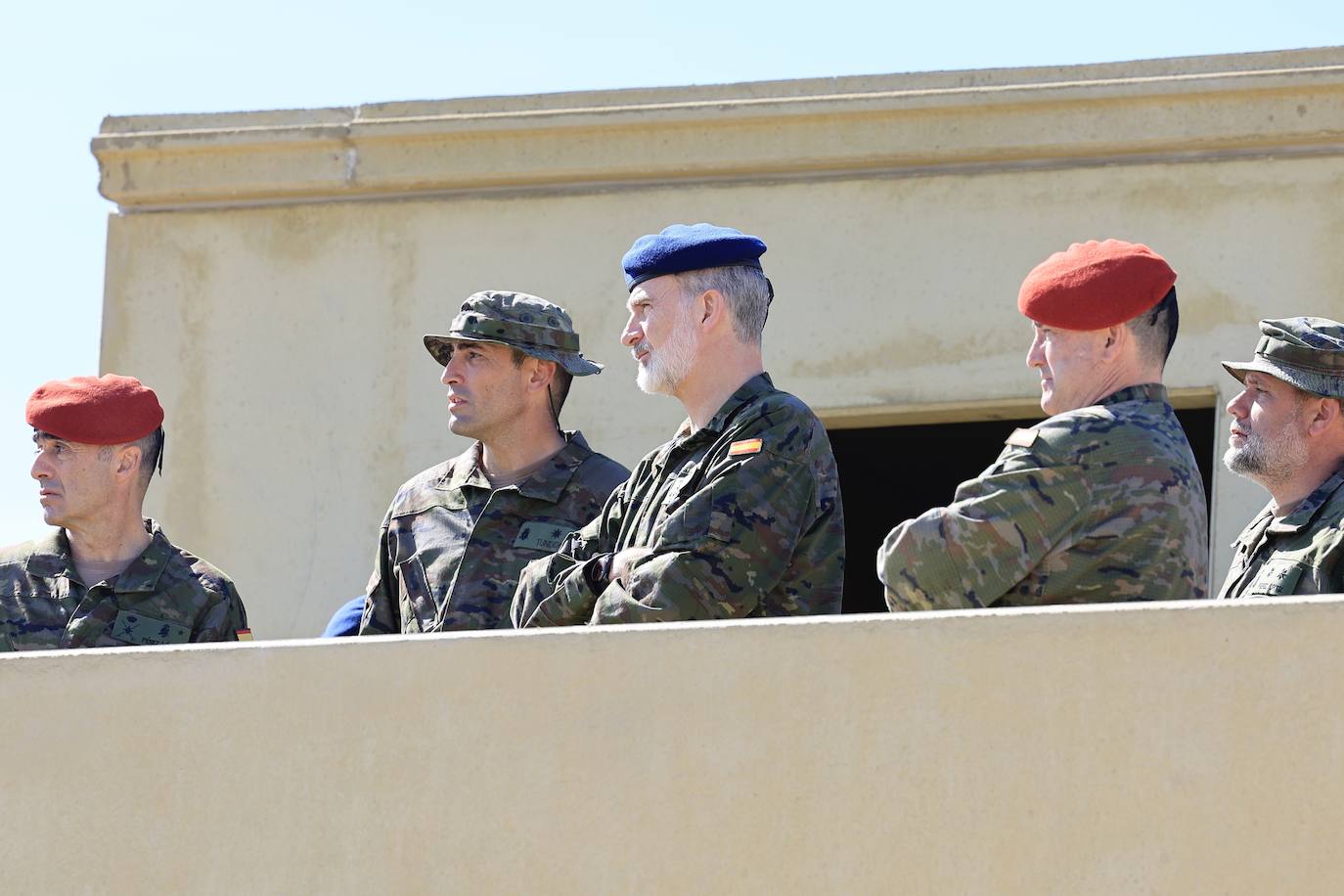 El Rey Felipe VI en el Centro de Adiestramiento de San Gregorio, Zaragoza