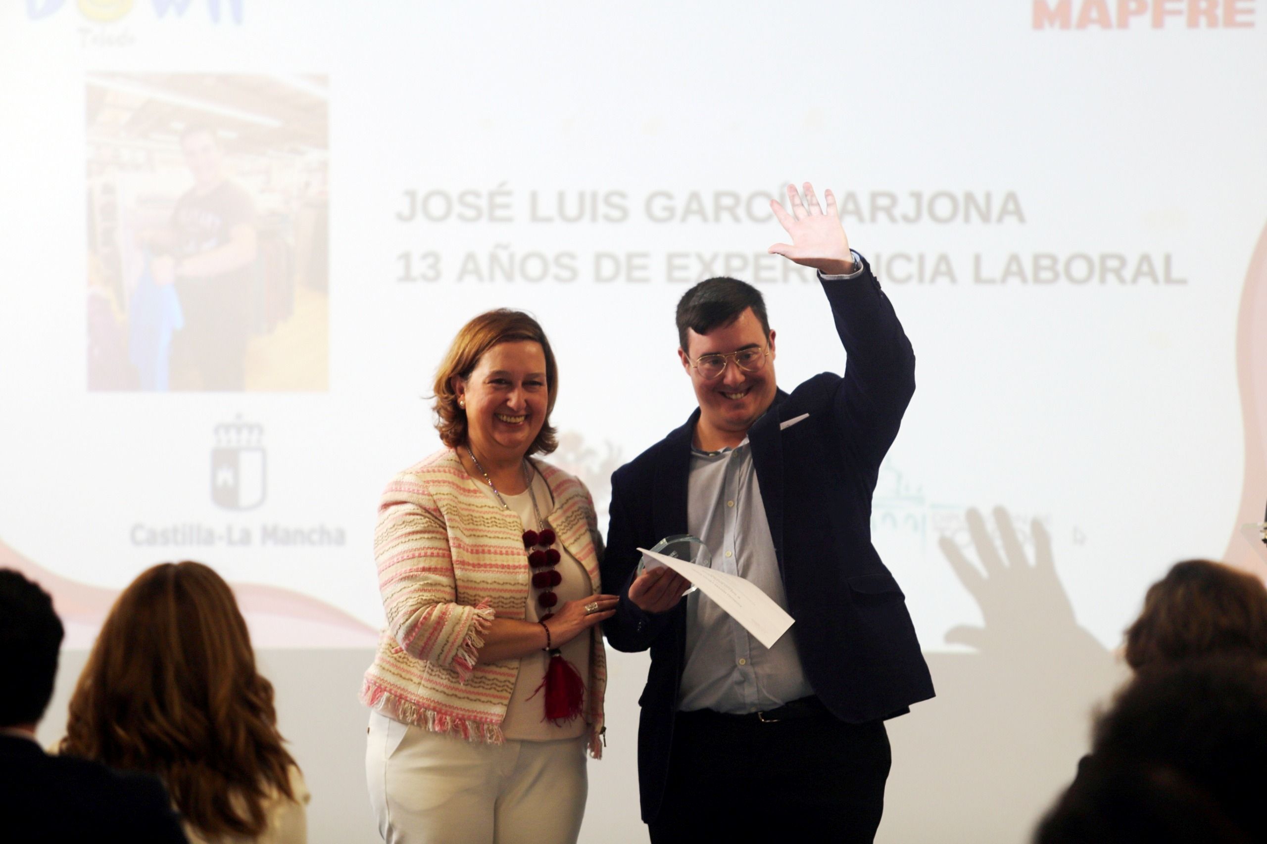 La presidenta de la Diputación, Concepción Cedillo, durante el acto