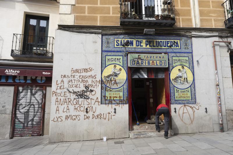 El local de la calle Ave María donde Pablo Iglesias ha establecido su negocio