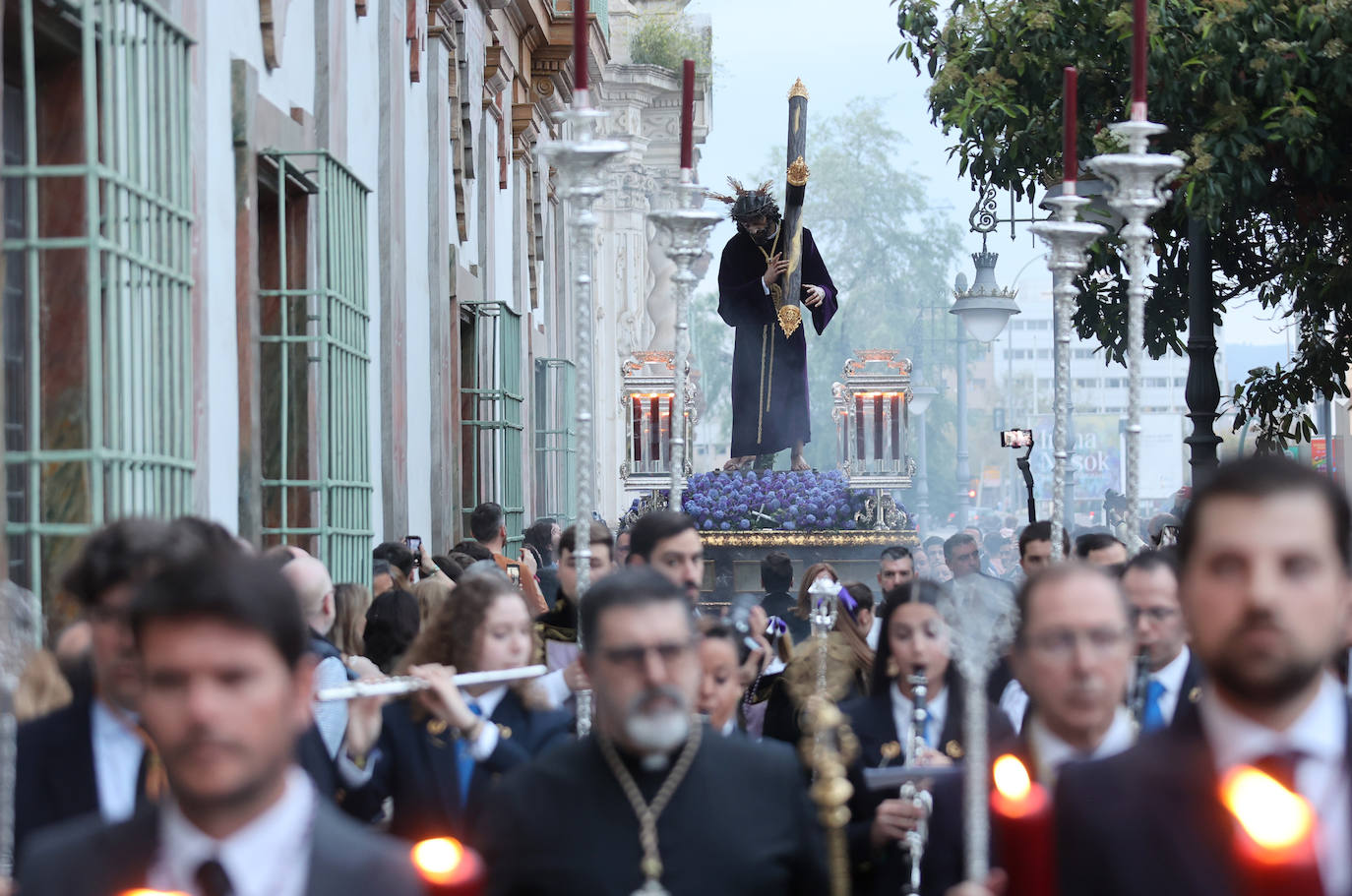 Fotos: el íntimo vía crucis del Señor del Soberano Poder de Córdoba