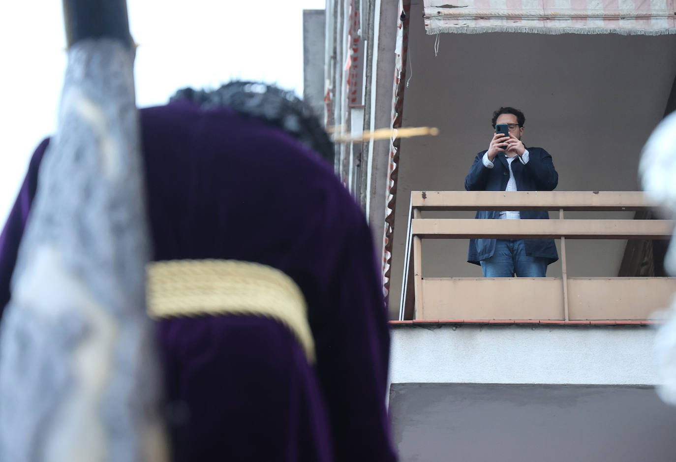 Fotos: el íntimo vía crucis del Señor del Soberano Poder de Córdoba