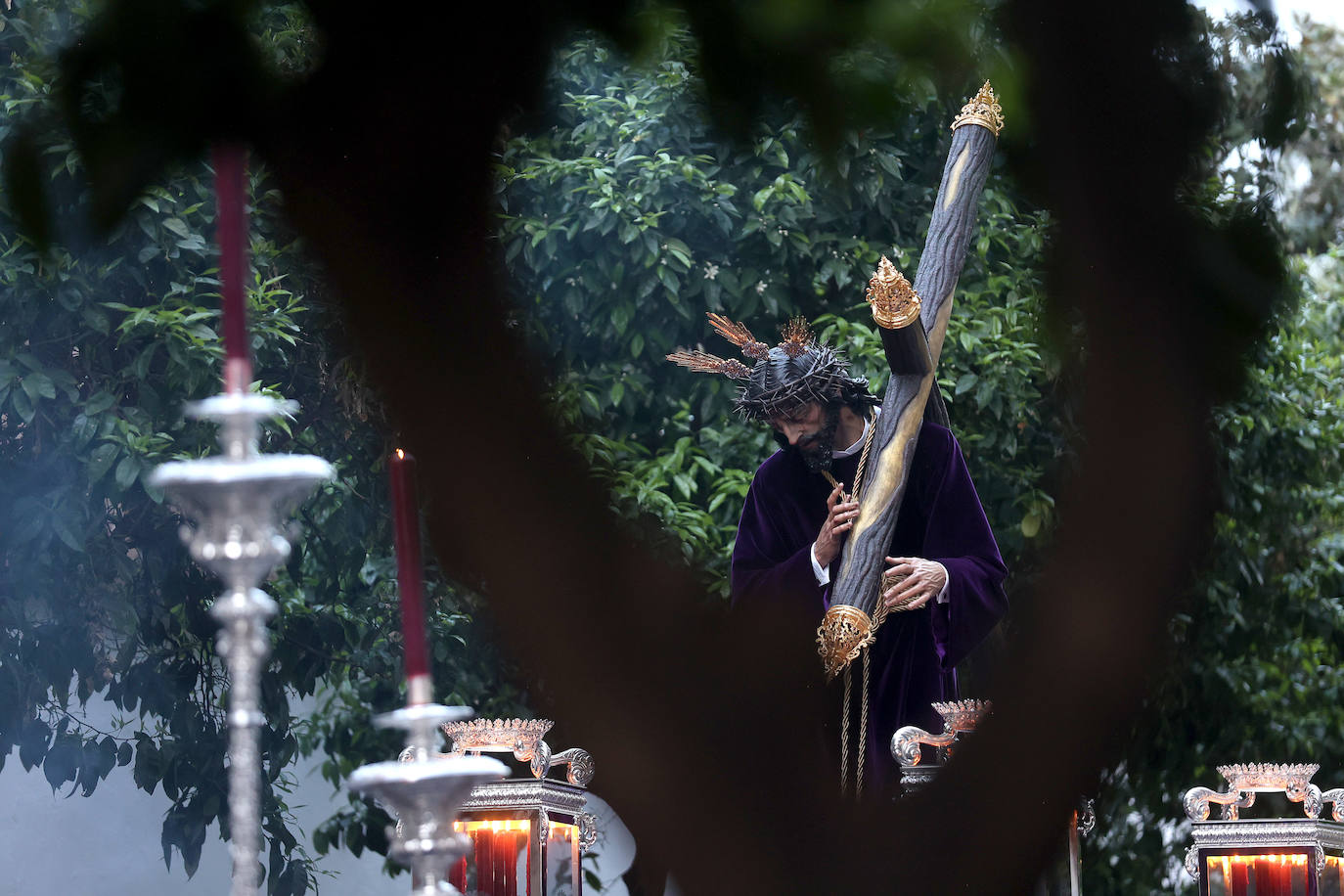 Fotos: el íntimo vía crucis del Señor del Soberano Poder de Córdoba