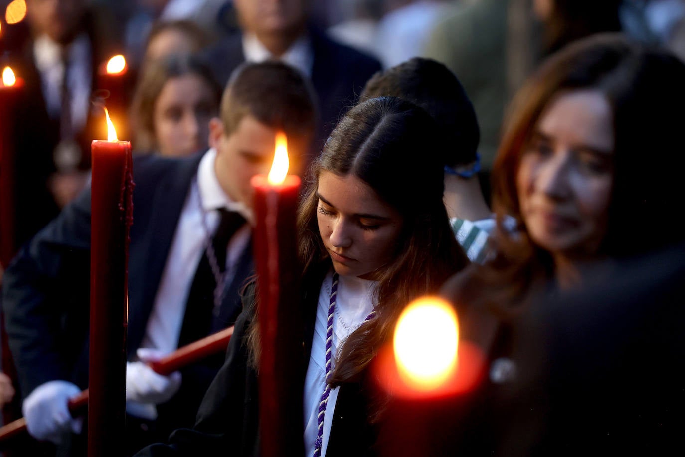 Fotos: el íntimo vía crucis del Señor del Soberano Poder de Córdoba