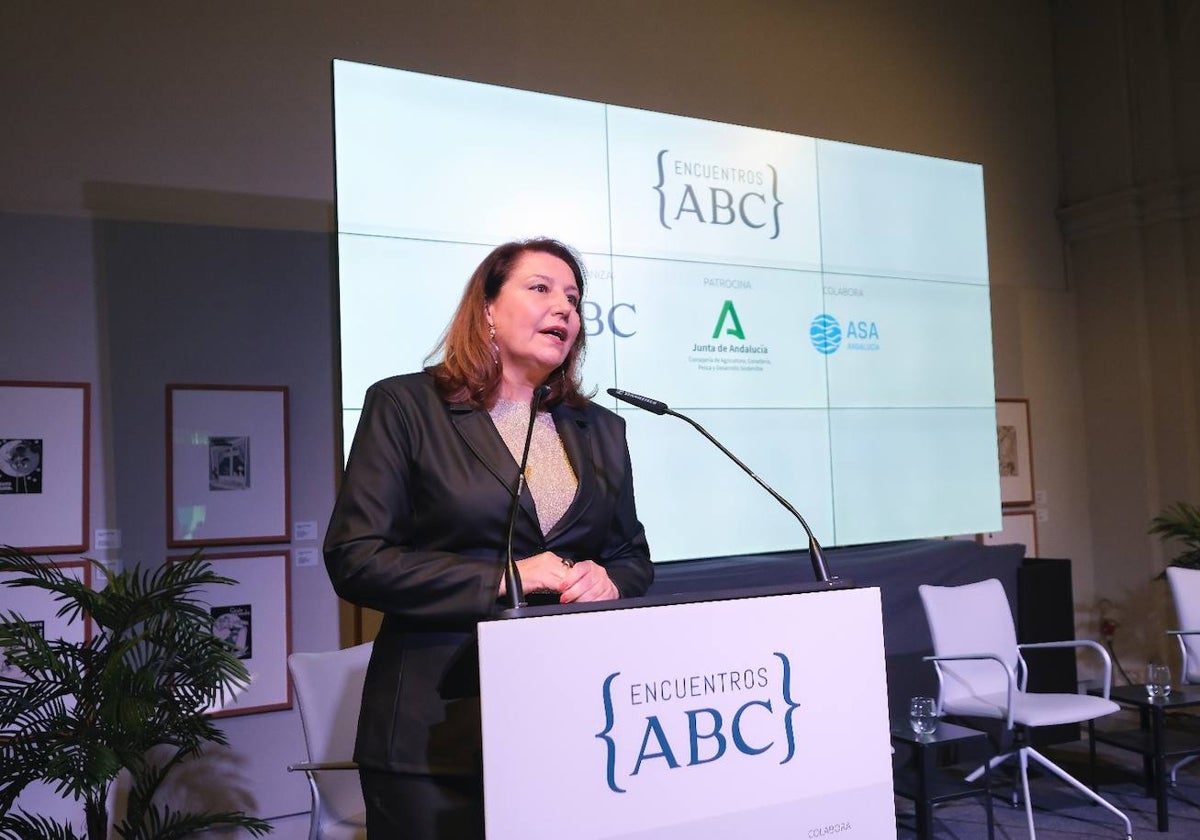 La consejera de Agricultura, Pesca, Agua y Desarrollo Rural, Carmen Crespo