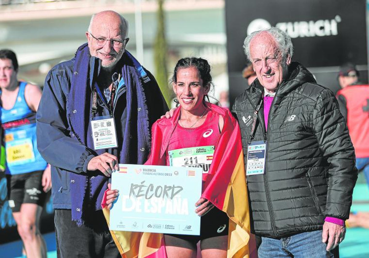Imagen de archivo de Juan Roig durante el Maratón de Valencia 2023