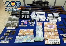 Detienen a 16 traficantes de drogas y anabolizantes con 240.000 euros en criptomonedas y armas prohibidas